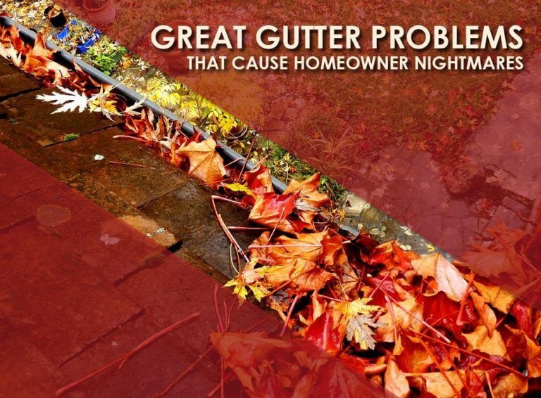 common gutter problems