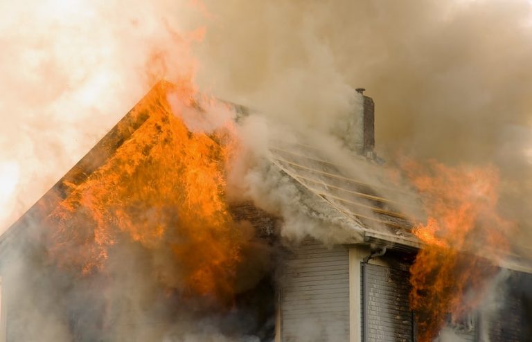 Roof Dryer Vent Fire