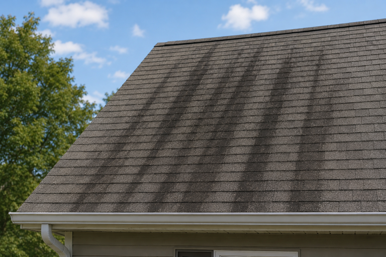 Black Streaks On Apshalt Roof Shingle